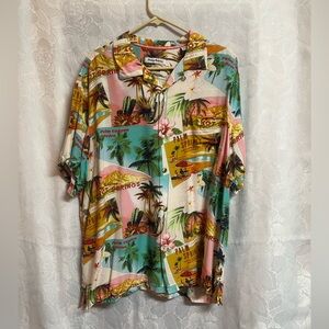 Tommy Bahama Tropical Scenic Print Shirt